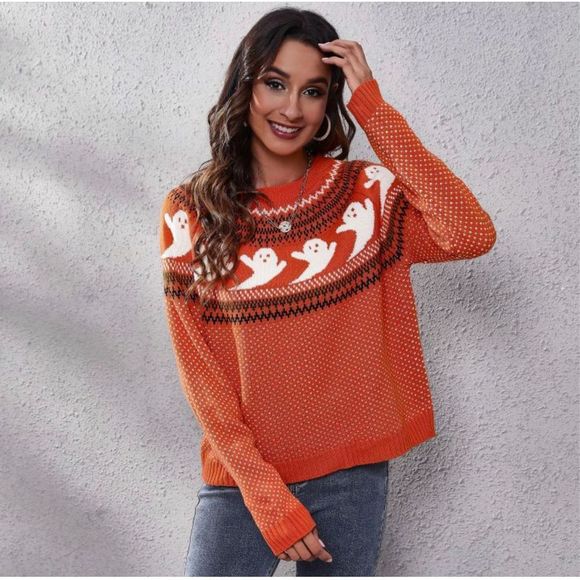 Boutique Sweaters - Restocked!! Halloween spirit Sweater